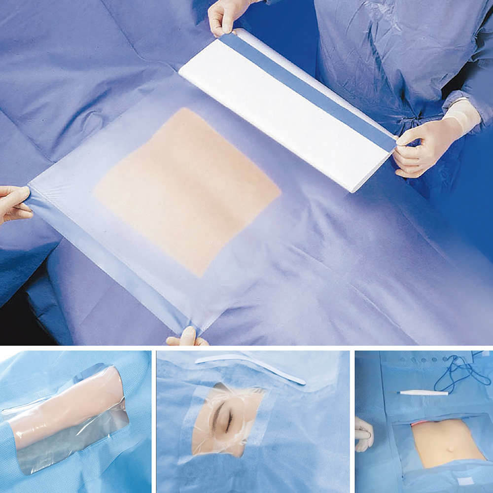 Pellicola per incisione chirurgica sterile monouso