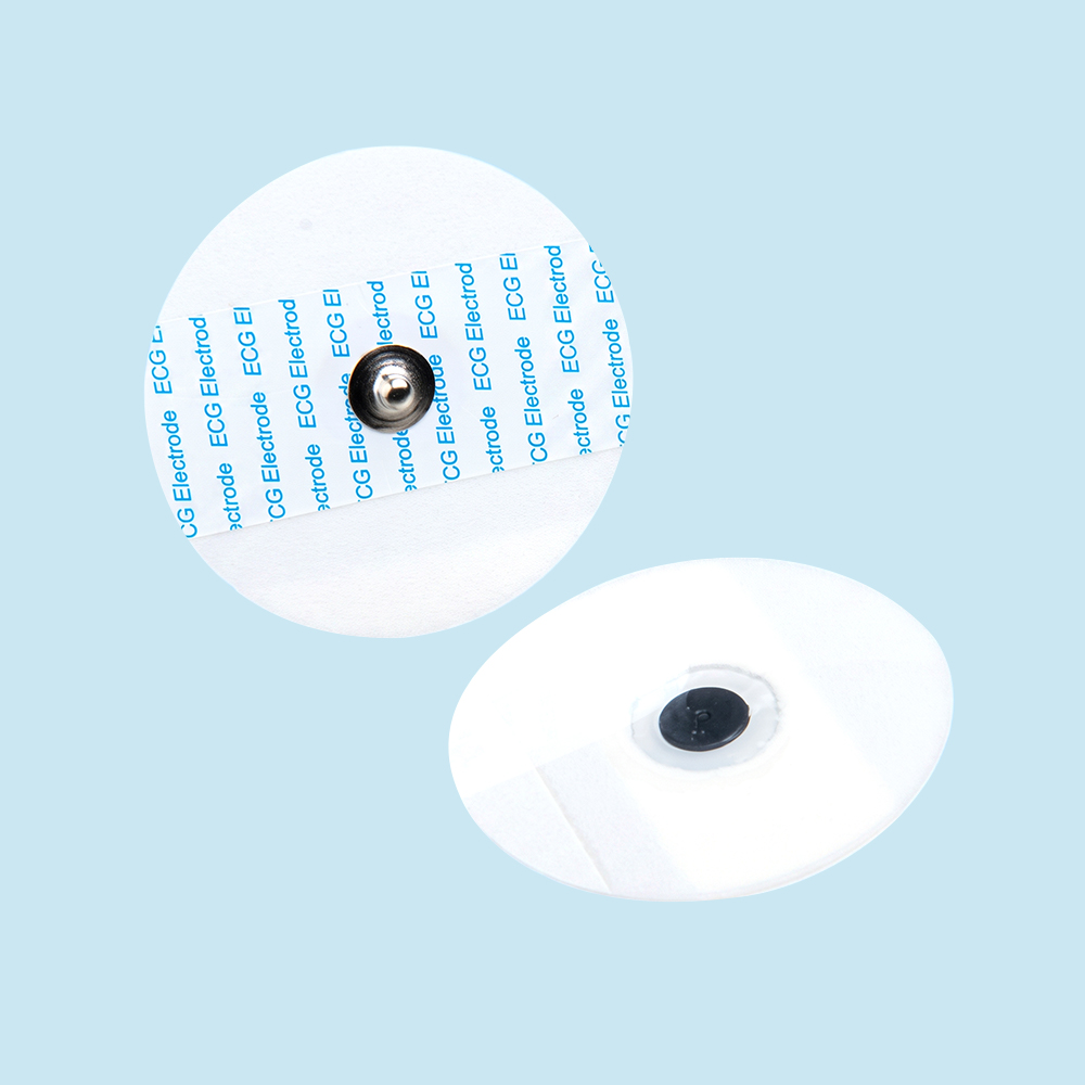 Elettrodi ECG a scatto in schiuma rotondi monouso da Φ50 mm Cuscinetti per monitor EKG