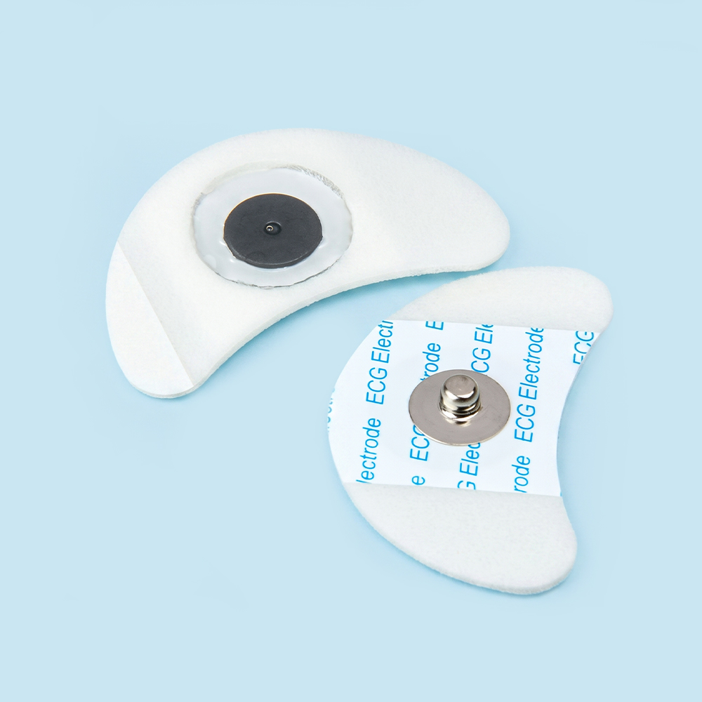 Elettrodi ECG a mezzaluna monouso da 26*42 mm