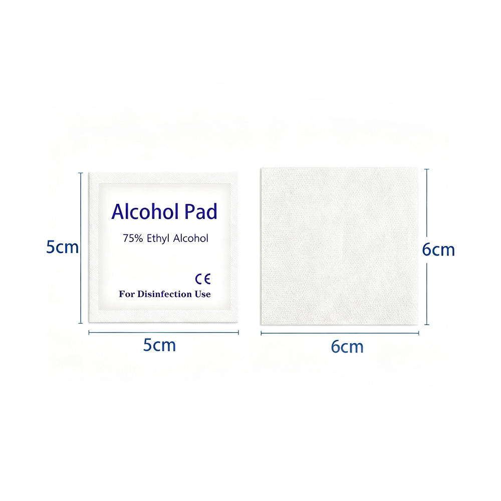 Tamponi disinfettanti monouso con alcol al 75%.